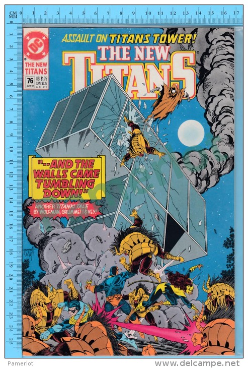 DC The New Titans US Comics. BD  ( 1991 # 76 "Assault On Titans Tower"  ) - DC