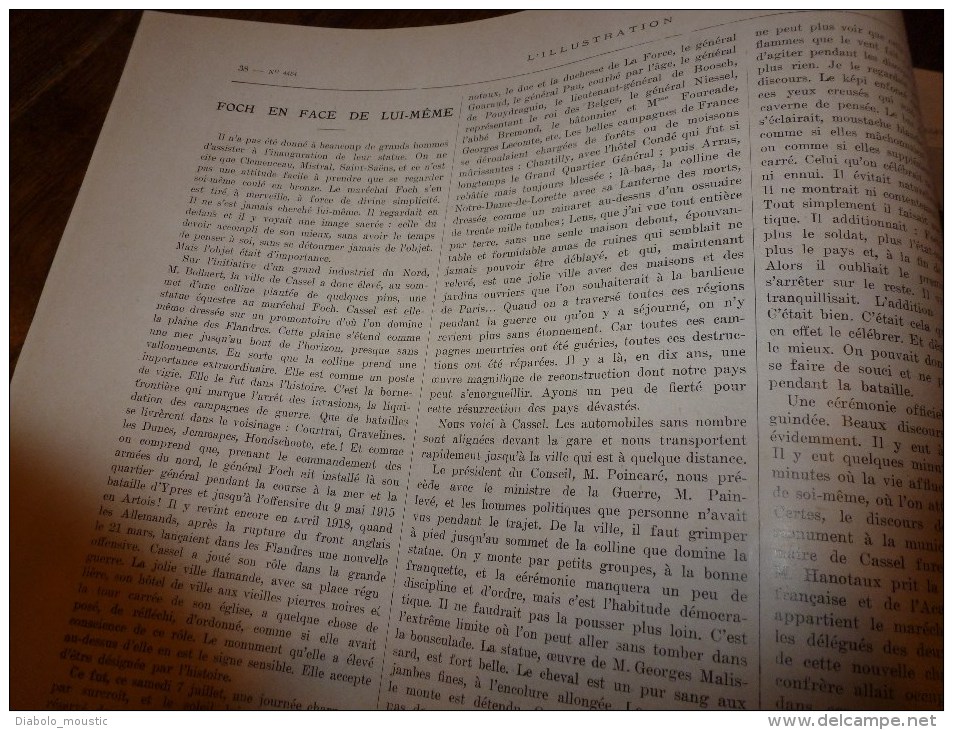 1928 Flandre;Lundborg(arctique;LOUVAIN;Le Havre;VAISSEAU Du DESERT;Art-Mén;RAF à Hendon;La Marine;MALTE;Aff.Loewenstein - L'Illustration