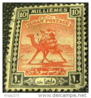 Sudan 1921 Postman 10m - Used - Sudan (...-1951)
