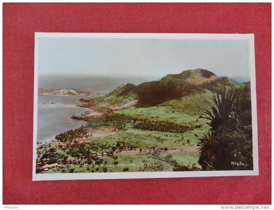 RPPC   Monk's Hill    Antigua B.W.I.-Reference 1680 - Antigua & Barbuda