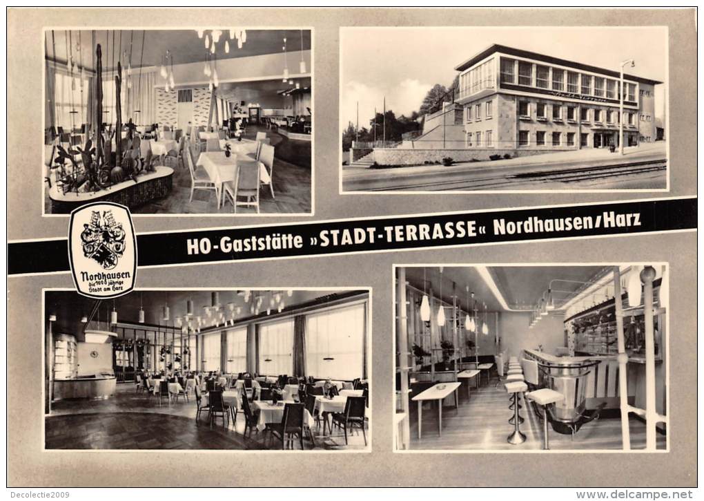 BG1832 Hotel Stadt Terrasse Nordhausen Harz Gaststatte   CPSM 14x9.5cm Germany - Nordhausen