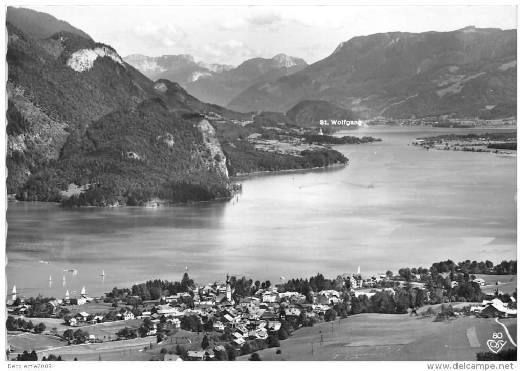 BG1895 St Gilgen Die Ideale Sommerfrische Wasser Sport L CPSM 14x9.5cm Austria - St. Gilgen