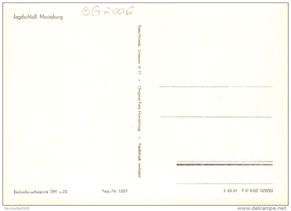 BG2006 Jagdschloss Moritzburg   CPSM 14x9.5cm Germany - Moritzburg