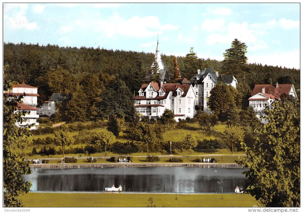 BG2075 Hahnenklee Bockswiese Oberharz Am Kurteich CPSM 14x9.5cm Germany - Oberharz