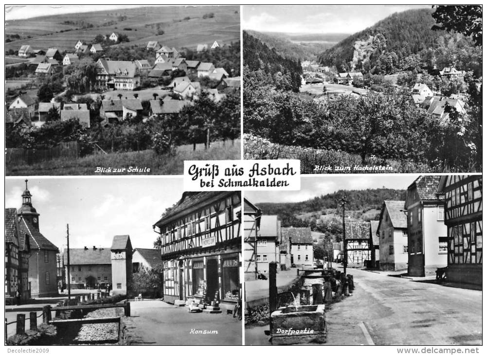 BG2202 Gruss Aus Asbach Bei Schmalkalden   CPSM 14x9.5cm Germany - Sasbach