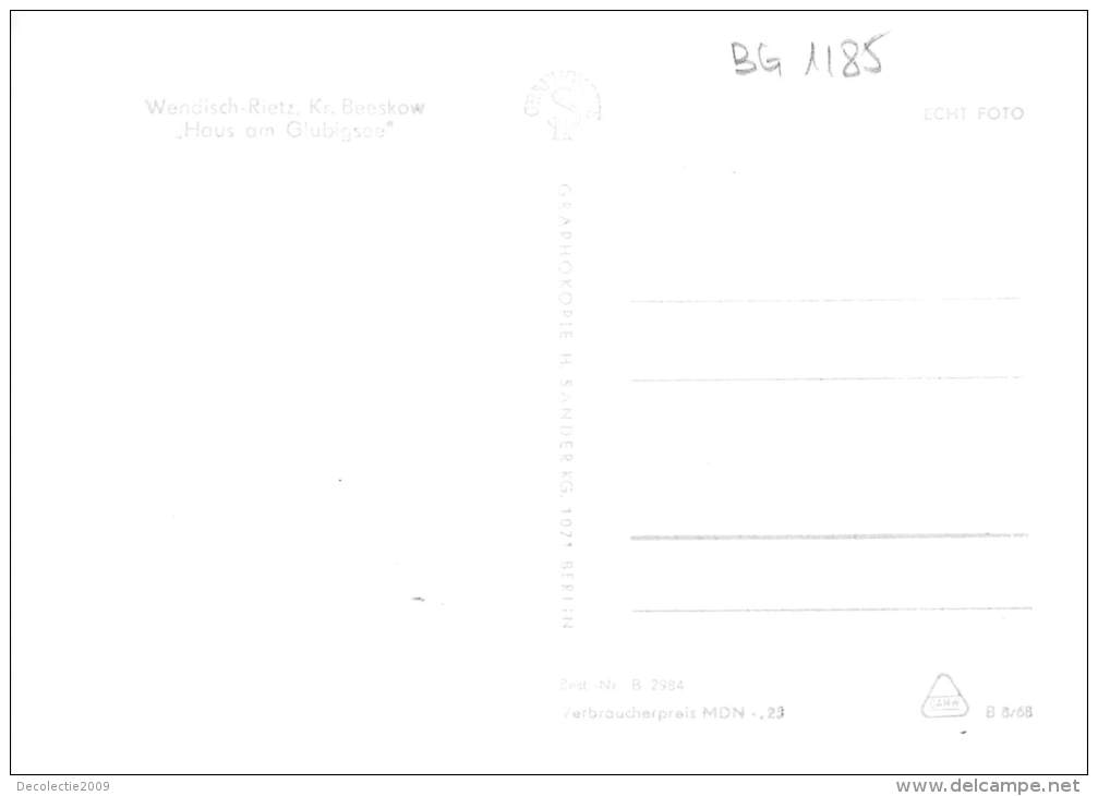 BG1185 Wendisch Rietz Kr Beeskow Haus Am Glubigsee   CPSM 14x9.5cm Germany - Rietz-Neuendorf