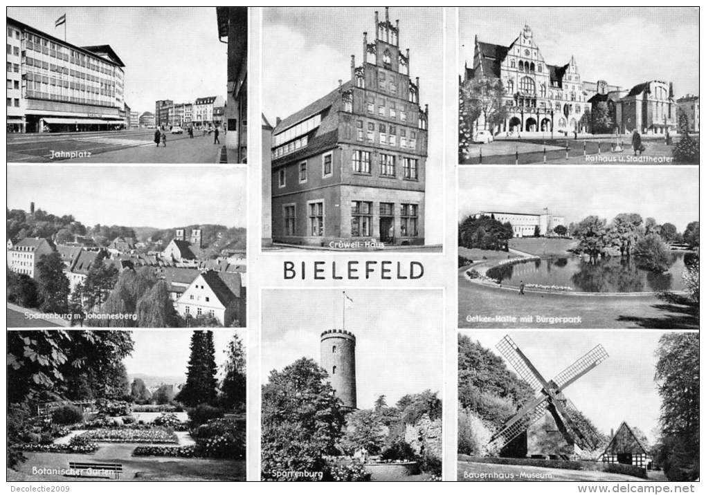 BG1309 Bielefeld Wind Mill Moulen A Vent  CPSM 14x9.5cm  Germany - Bielefeld