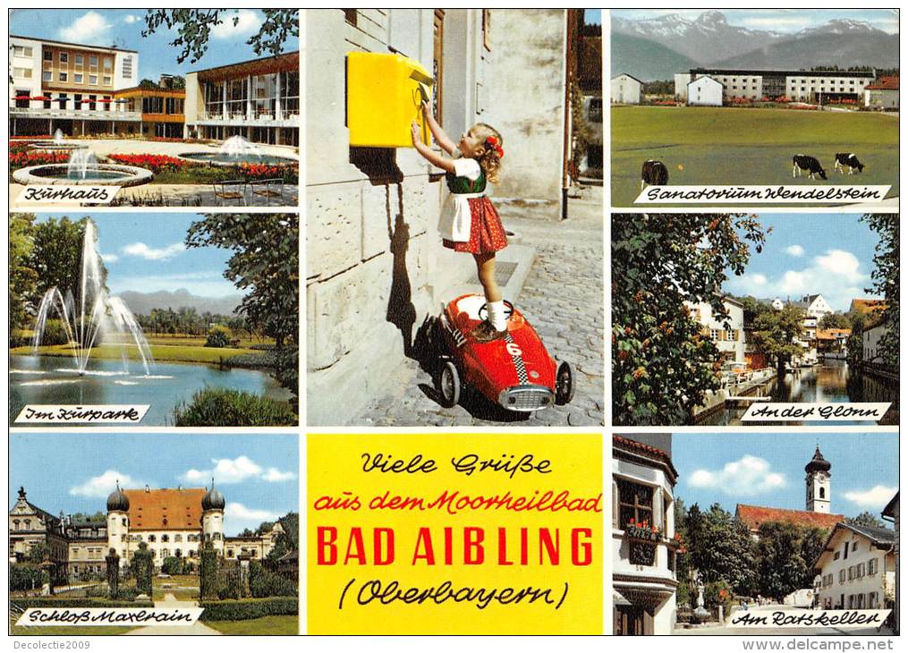 BG1380 Bad Aibling Oberbayern Child Car Enfant  CPSM 14x9.5cm  Germany - Bad Aibling