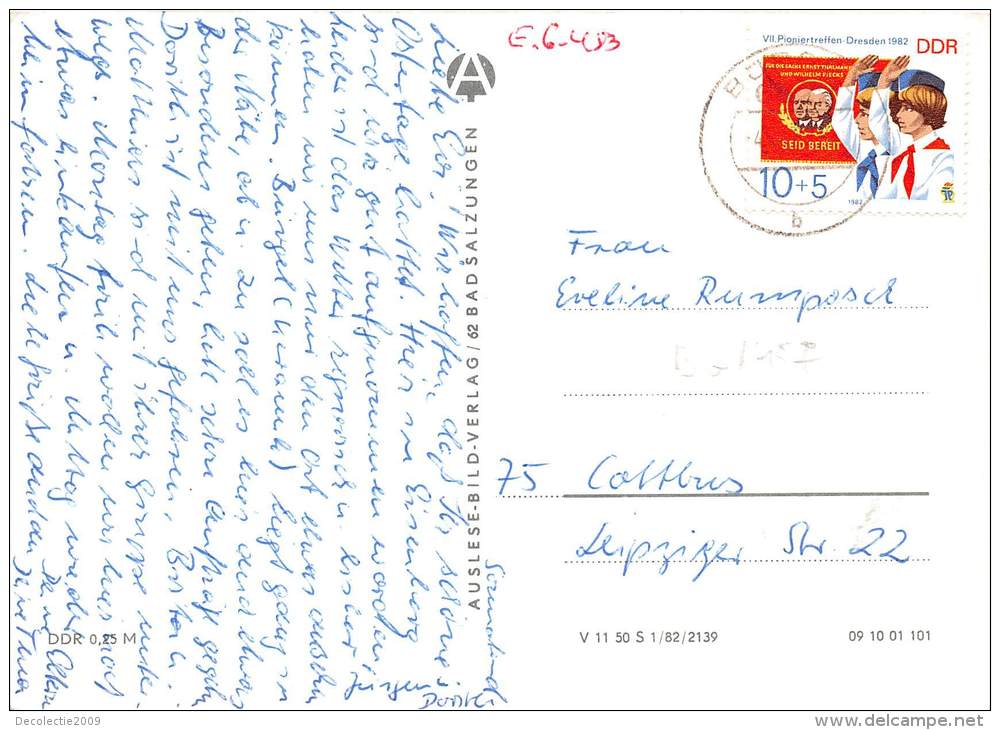 BG1457 Burgel Kr Eisenberg   CPSM 14x9.5cm  Germany - Eisenberg