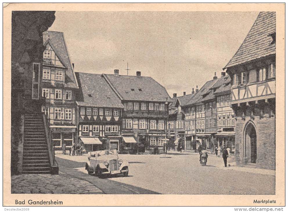 BG1578 Bad Gandersheim Marktplatz  Car Voiture Auto  CPSM 14x9.5cm  Germany - Bad Gandersheim