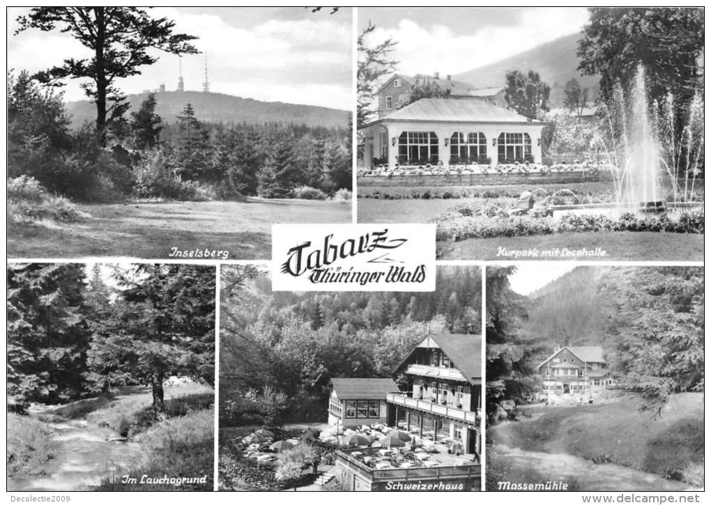 BG007  Thueringer Wald  Tabarz   Multi Views  CPSM 14x9.5cm Germany - Tabarz