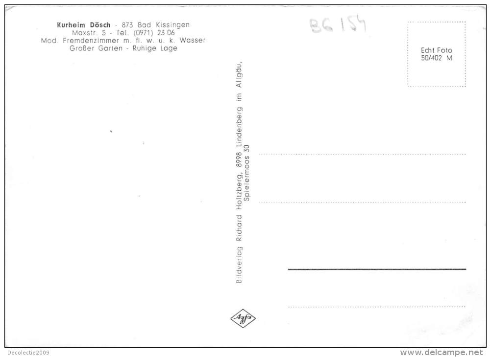 BG154 Kurheim Bad Kissingen Grosser Garten   CPSM 14x9.5cm Germany - Bad Kissingen