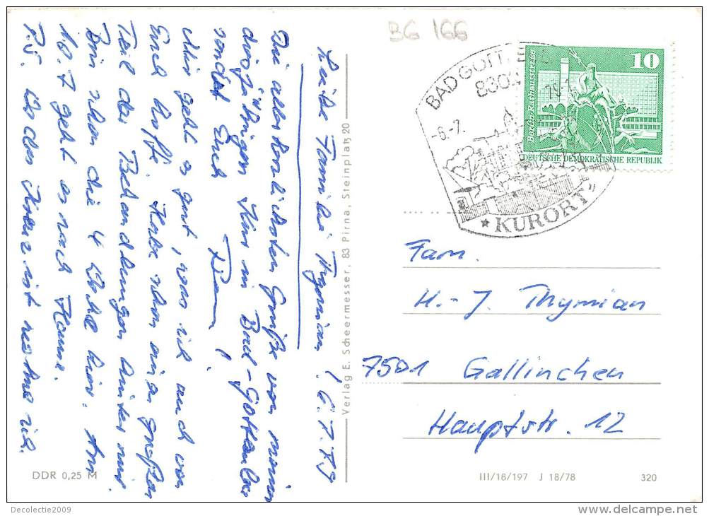 BG166 Bad Gottleuba Sa Kliniksanatorium   CPSM 14x9.5cm Germany - Bad Gottleuba-Berggiesshuebel