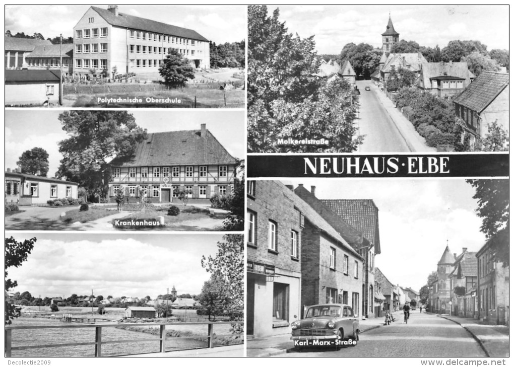 BG253 Neuhaus Elbe Car Voiture Auto  CPSM 14x9.5cm Germany - Neuhaus