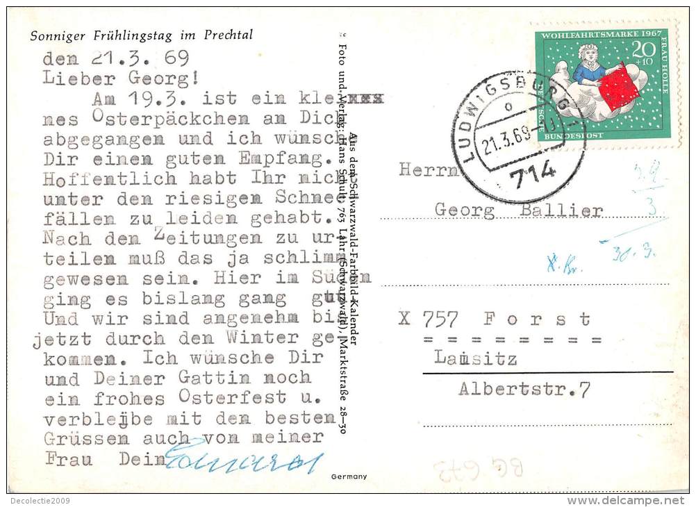 BG673 Sonniger Fruhlingstag Im Prechtal   CPSM 14x9.5cm Germany - Elzach