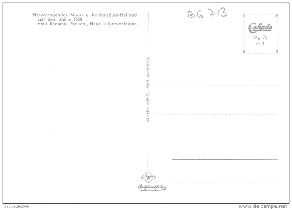 BG713 Hervorragendes Moor  Bad Meinberg  Multi Views   CPSM 14x9.5cm Germany - Bad Meinberg