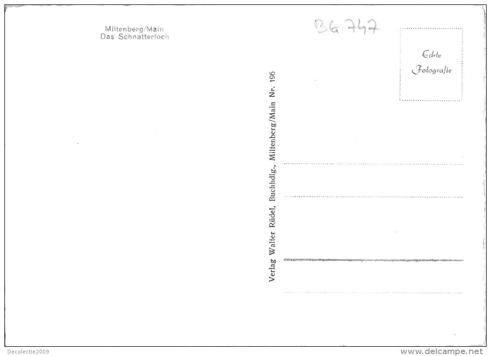 BG747 Miltenberg Main Das Schnatterloch  CPSM 14x9.5cm Germany - Miltenberg A. Main