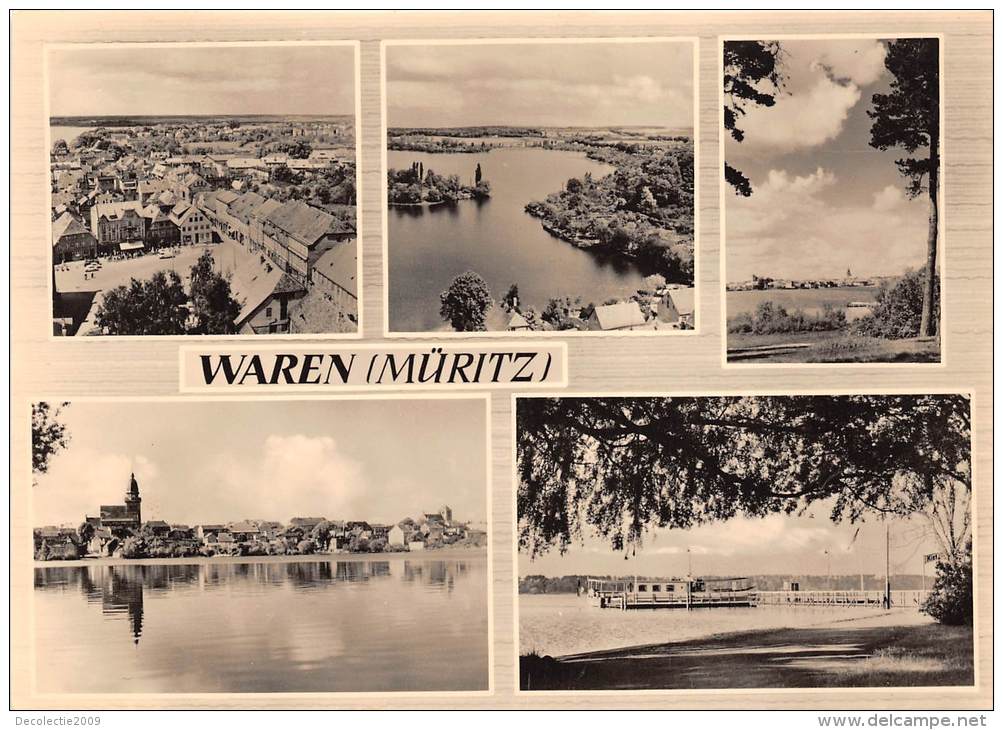 BG871 Waren Muritz Multi Views  CPSM 14x9.5cm Germany - Waren (Mueritz)