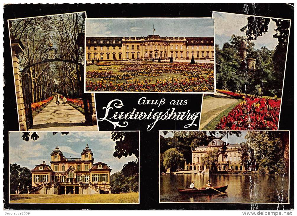 BG883 Gruss Aus  Ludwigsburg Multi Views  CPSM 14x9.5cm Germany - Ludwigsburg