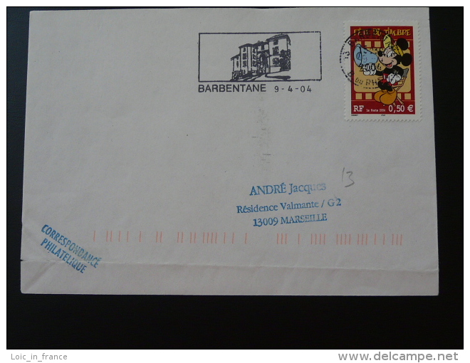 13 Bouches Du Rhone Barbentane - Flamme Sur Lettre Postmark On Cover - Oblitérations Mécaniques (flammes)