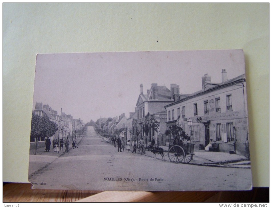 NOAILLES (OISE) LES COMMERCES. ROUTE DE PARIS. - Noailles