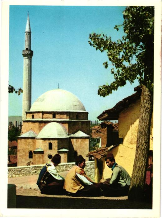 PRIZREN,PERSONNAGES,PEUT ETRE MOSQUEE,COULEUR,REF 41730 - Serbia