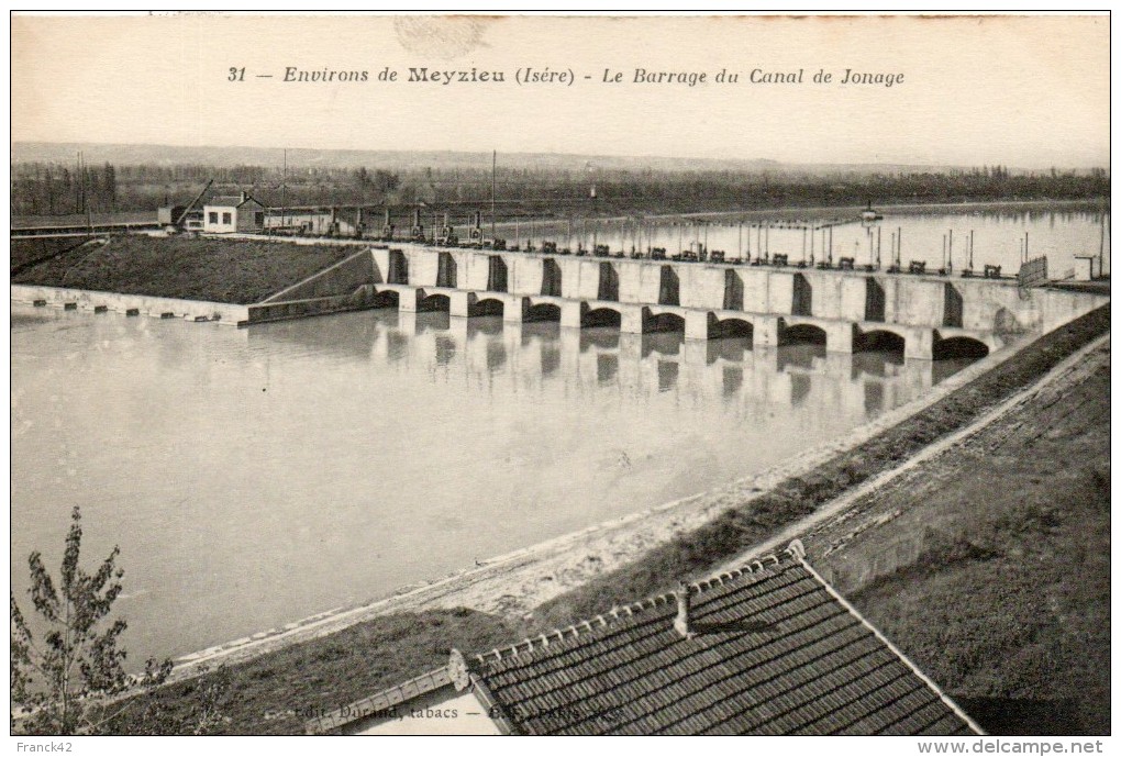 69. Environs De Meyzieu. Le Barrage Du Canal De Jonage - Meyzieu