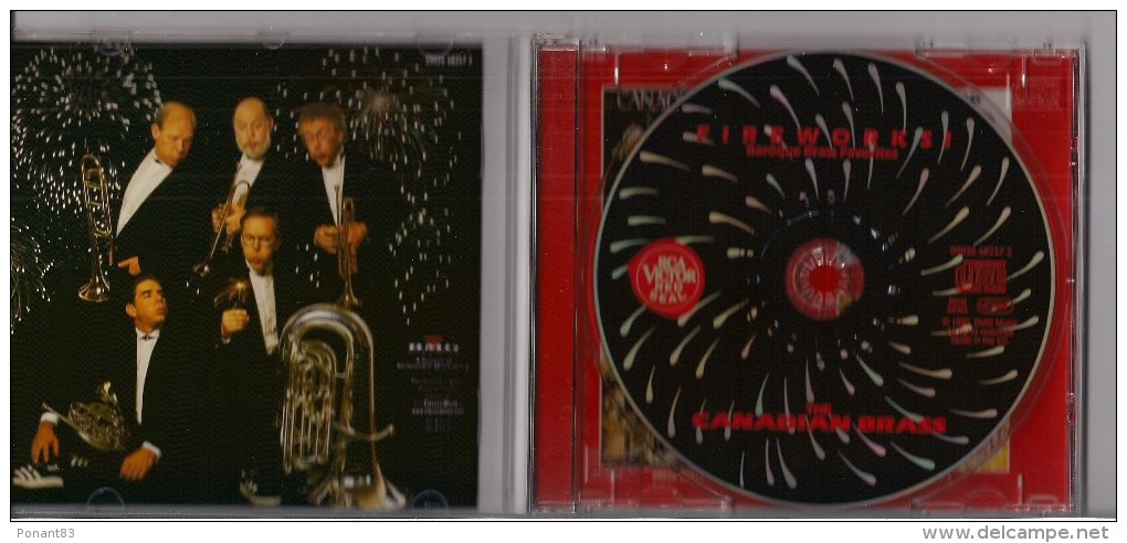 CD: Canadian Brass:Fireworks, Baroque Brass Favorites: Purcell, Haendel, Clarke, Tallis - RCA 1995 - - Strumentali