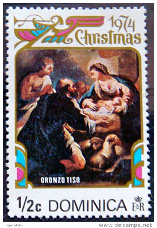 DOMINICA 1974 1/2c Christmas MLH - Dominica (...-1978)