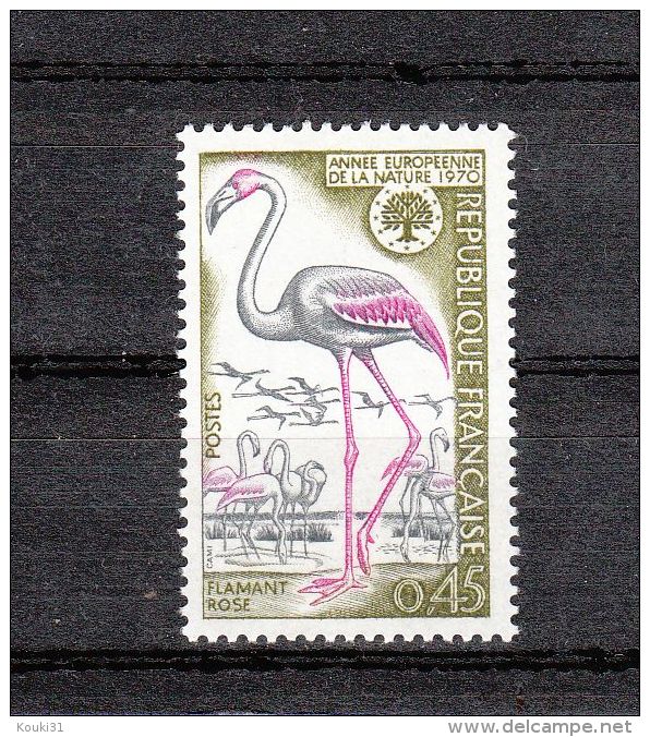 France YT 1634 ** : Flamant Rose - 1970 - Flamingo