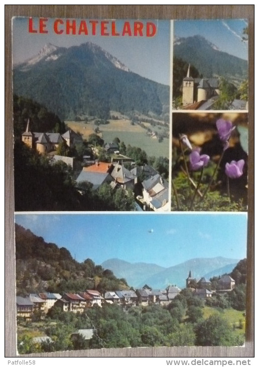 LE CHATELARD (73).LOT DE 2 CPM.VUE PARTIELLE DU PAYS.MULTIVUES.ANNEES 70/80. - Le Chatelard