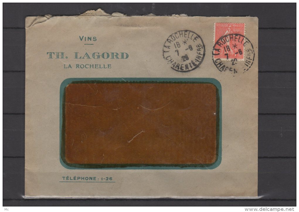 17 - La Rochelle - TH. Lagord - Vins - 1928 - 1921-1960: Modern Period