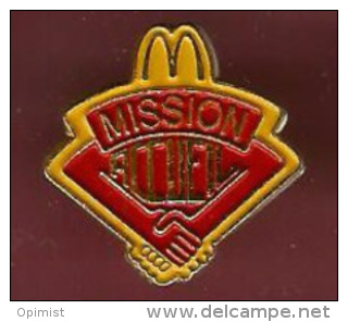 41038-Pin's.McDonald's..a Limentation.Hamburger.Ame Rican Burger.. - McDonald's