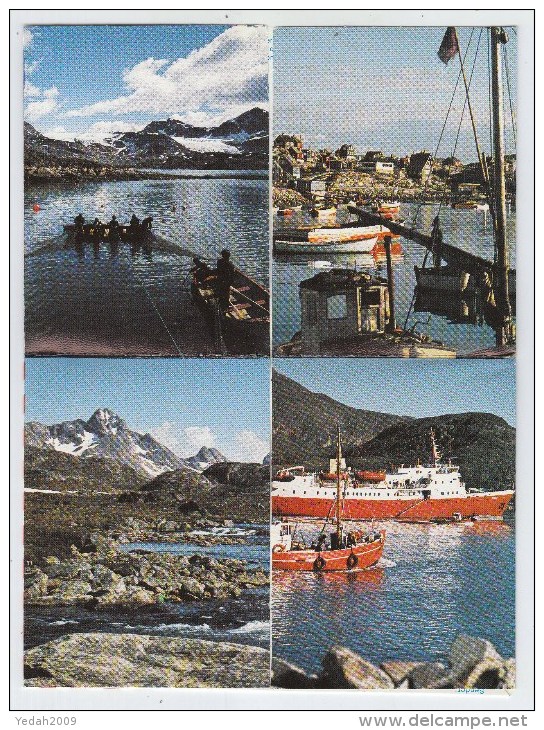 Greenland PHOTO LETTER FISHING FISH FISHES DOGS SHIPS MINT - Pesci