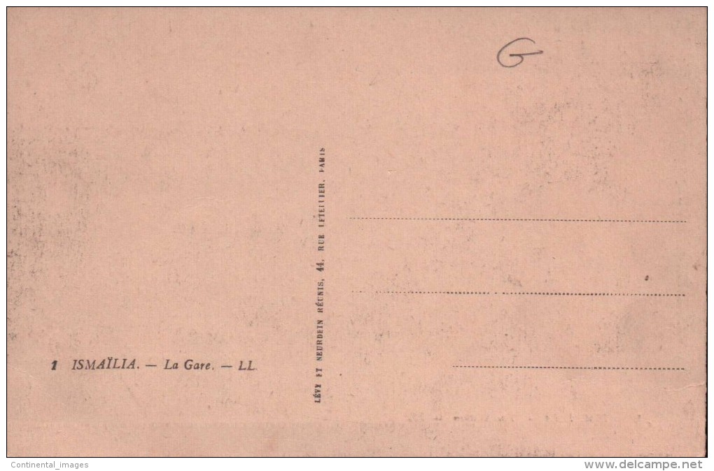 EGYPTE/ GARE D´ISMAILIA/ ANIMATION/ Référence 4981 - Ismailia