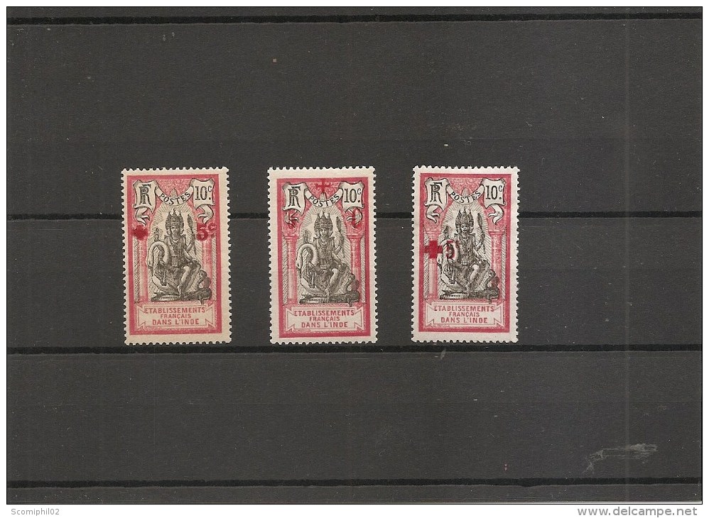 Inde Française ( 43 + 46 Et 48 X -MH) - Unused Stamps