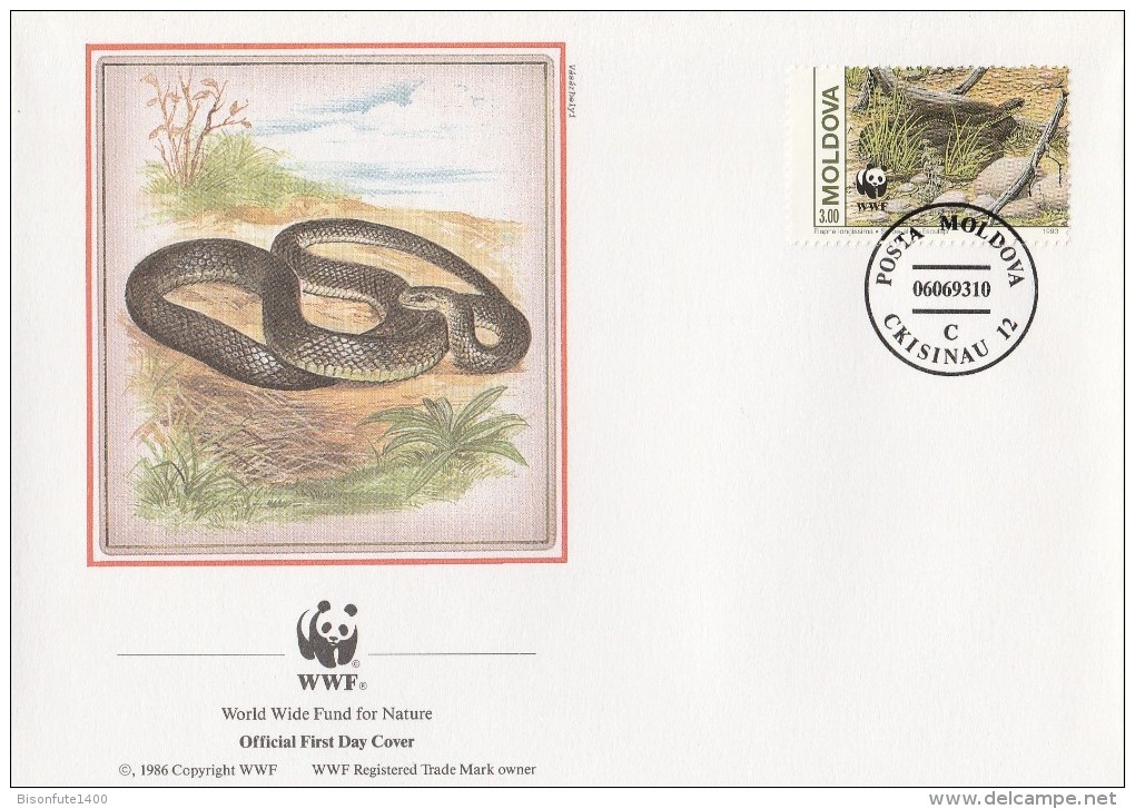 Moldavie 1993 - FDC WWF" - Timbres Yvert & Tellier N° 44 à 47. - Moldavie