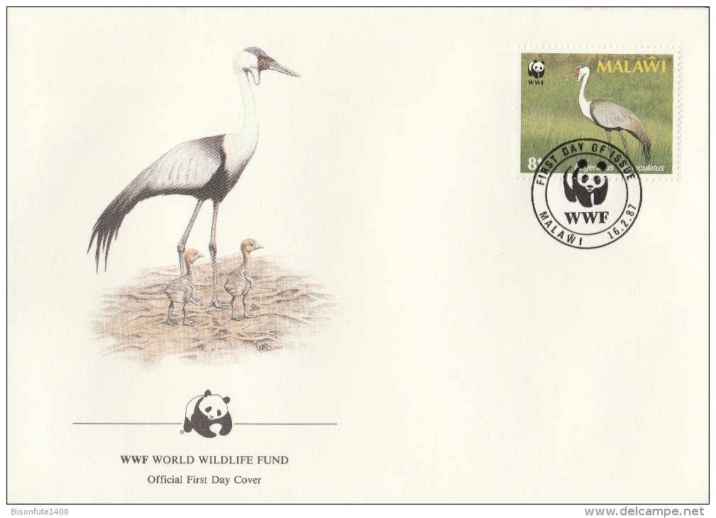 Malawi 1987 - FDC WWF" - Timbres Yvert & Tellier N° 489 à 492. - Malawi (1964-...)