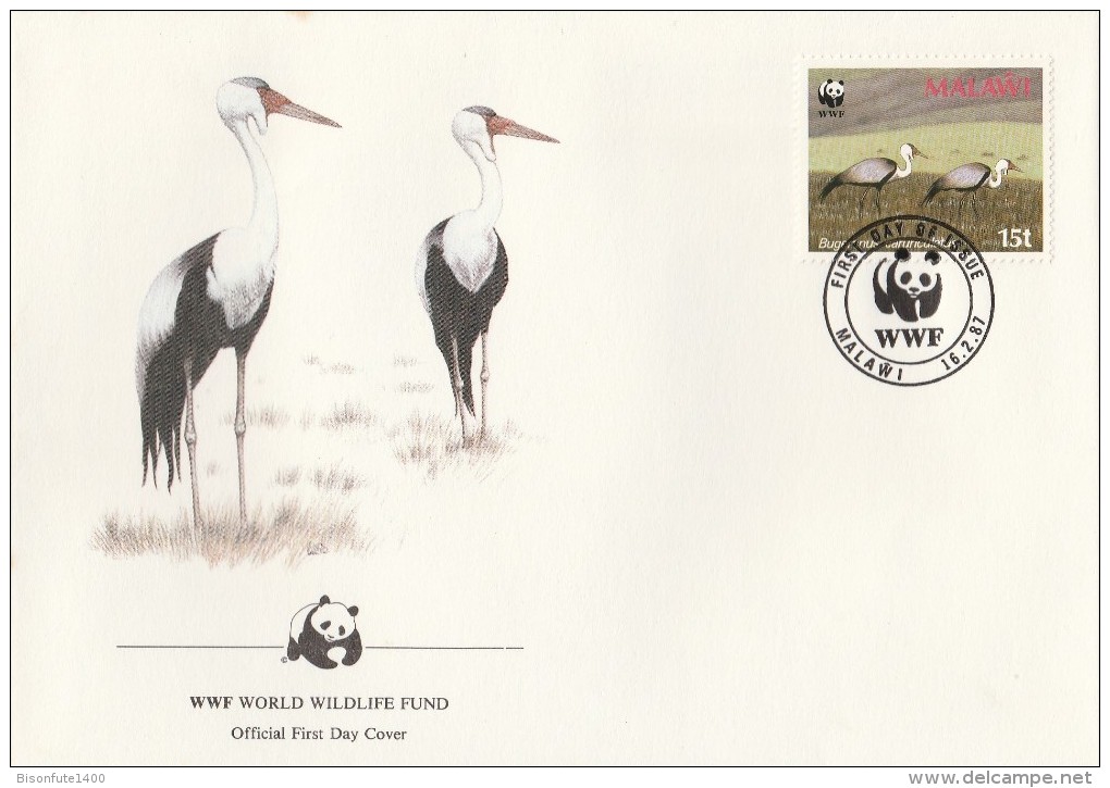 Malawi 1987 - FDC WWF" - Timbres Yvert & Tellier N° 489 à 492. - Malawi (1964-...)