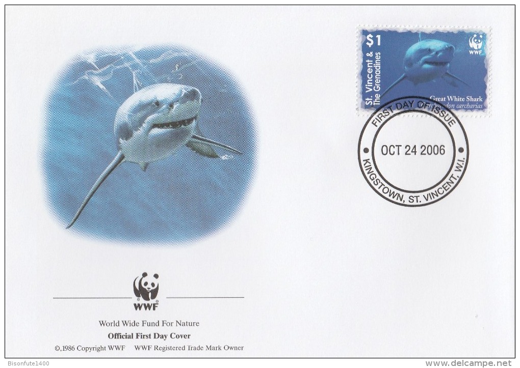 St. Vincent Et Grenadines 2006 - FDC WWF" - Timbres Yvert & Tellier N° 4948 à 4951. - St.Vincent & Grenadines