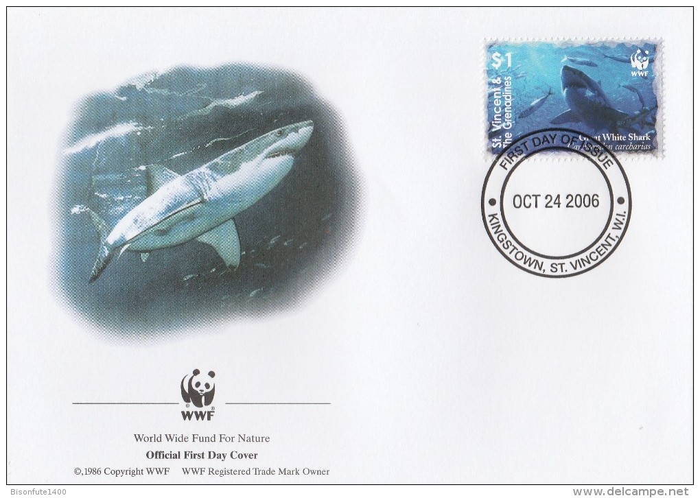 St. Vincent Et Grenadines 2006 - FDC WWF" - Timbres Yvert & Tellier N° 4948 à 4951. - St.Vincent & Grenadines