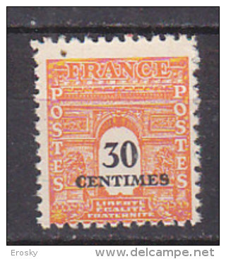 M2709 - FRANCE Yv N°702 ** - 1944-45 Arc De Triomphe