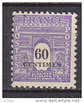 M2711 - FRANCE Yv N°705 ** - 1944-45 Arc De Triomphe