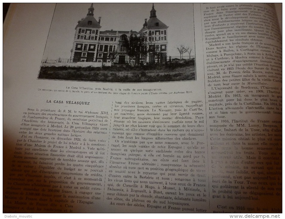 1928 SORCELLERIE,CHARLATANISME (Poupée,talisman,etc);Pétain;Malte;Casa Vélasquez;SPINALONGA ile des lépreux;Reboisement