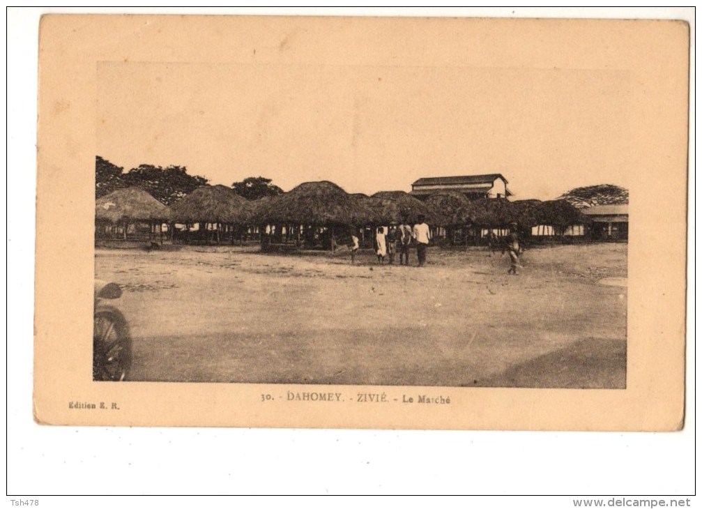 AFRIQUE----DAHOMEY---ZIVIE--le Marché--voir 2 Scans - Dahomey