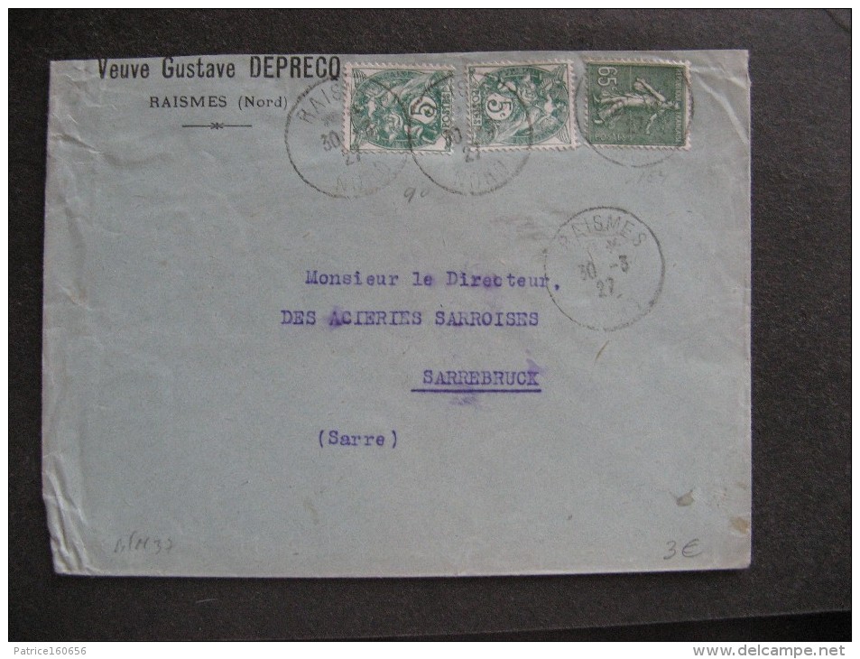 BLM 38 -TB Enveloppe Affranchie Avec N° 111 X 2 Et 130;  De Boran Pour La Belgique ( 23/ 04 / 1905 ) . - 1877-1920: Semi Modern Period