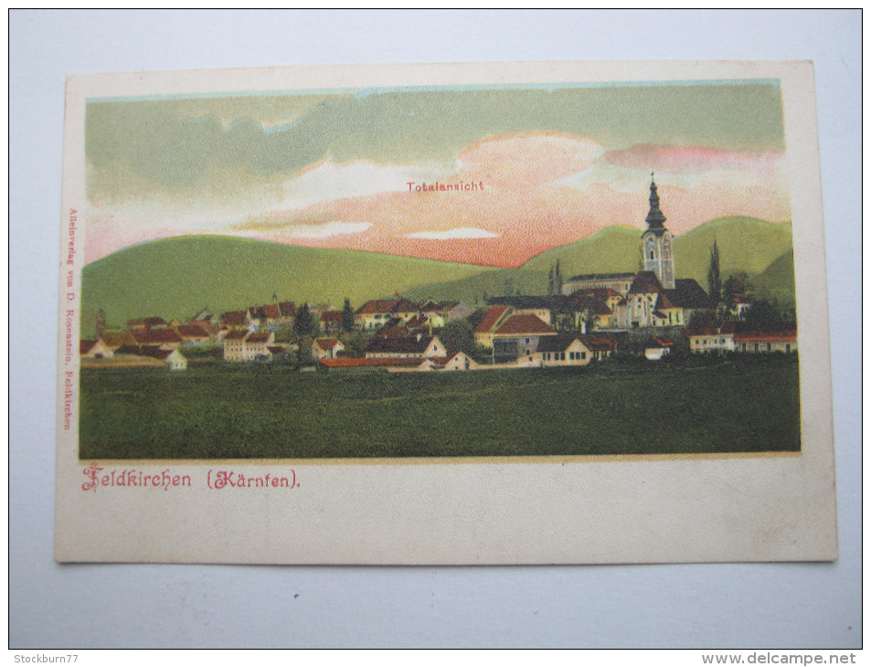 FELDKIRCHEN ,    Schöne Karte  Um 1900 - Feldkirchen In Kärnten