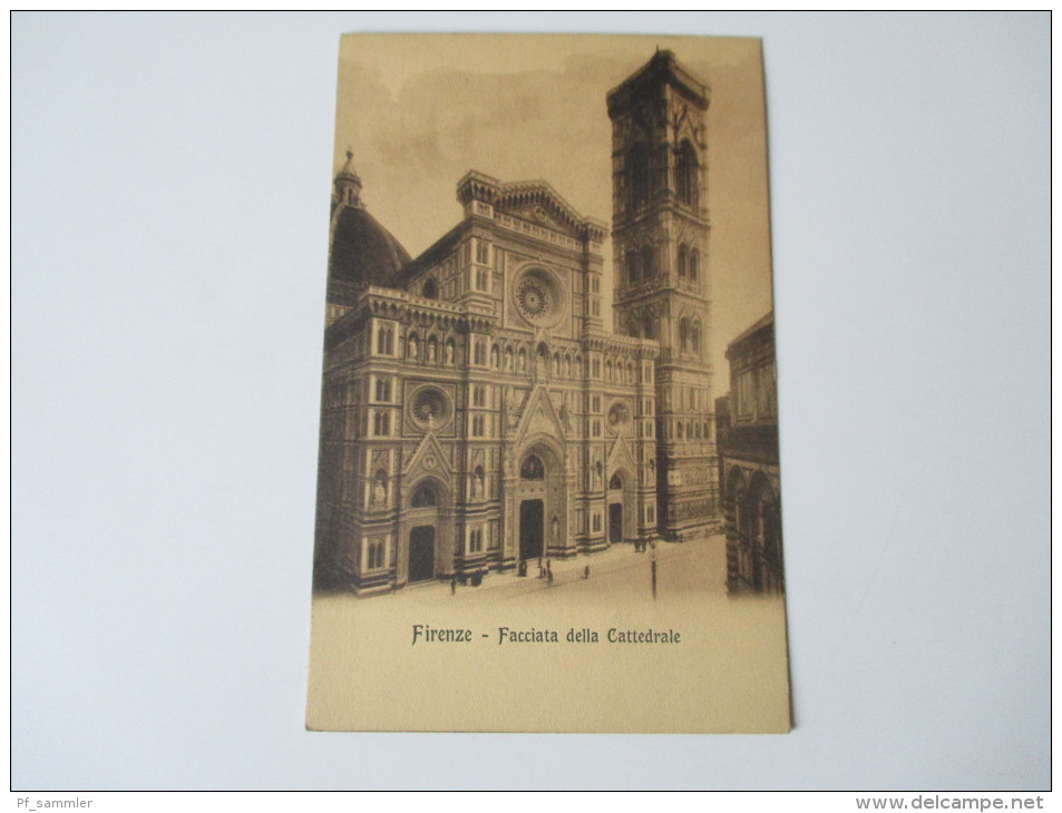 AK 1921 Italien. Firenze - Facciata Della Cattedrale. - Firenze (Florence)