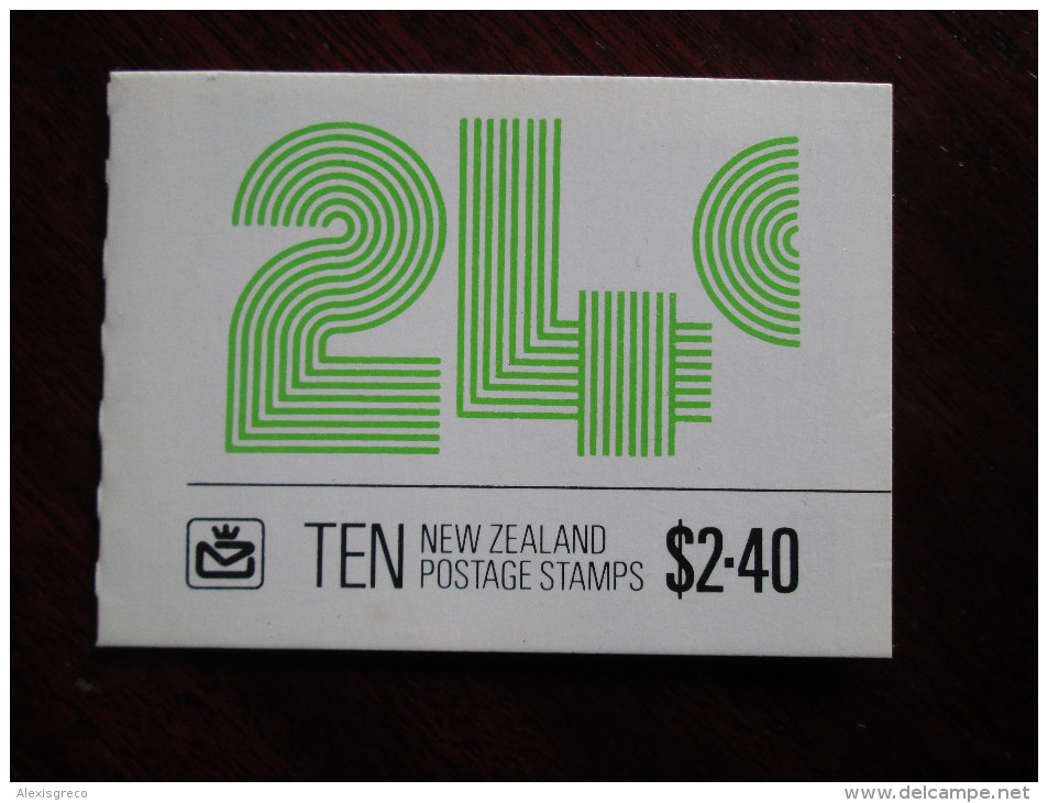 NEW ZEALAND 1983 FOLDED BOOKLET  $ 2.40  MINT NEVER HINGED And COMPLETE. - Booklets