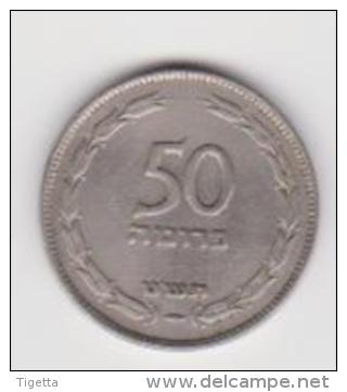 ISRAELE  50 PRUTAH  ANNO 1949 - Israele